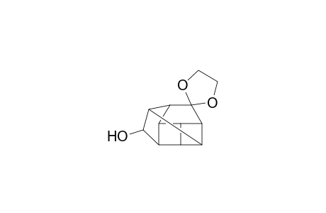 6-Hydroxypentacyclo-[5.3.0.0(2,5).0(3,9).0(4,8)]decan-10-one ethyleneketal