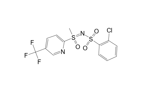 Benzenesulfonamide, 2-chloro-N-[(5-trifluoromethyl-2-pyridyl)methyl(oxo)sulfanylidene]-