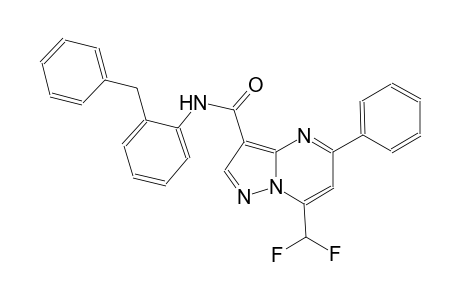 N-(2-benzylphenyl)-7-(difluoromethyl)-5-phenylpyrazolo[1,5-a]pyrimidine-3-carboxamide