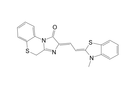 1H-imidazo[2,1-c][1,4]benzothiazin-1-one, 2,4-dihydro-2-[2-(3-methyl-2(3H)-benzothiazolylidene)ethylidene]-