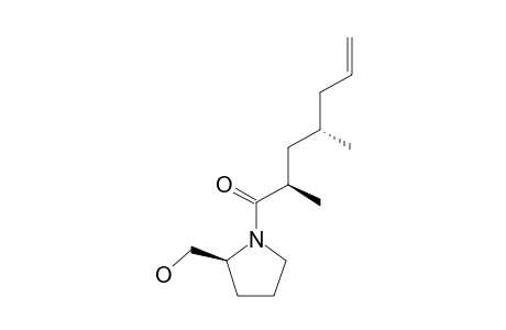 (2S,2'R,4'R)-1-(2',4'-DIMETHYL-6'-HEPTENOYL)-2-(HYDROXYMETHYL)-PYRROLIDINE