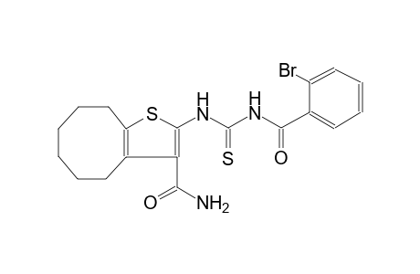 cycloocta[b]thiophene-3-carboxamide, 2-[[[(2-bromobenzoyl)amino]carbonothioyl]amino]-4,5,6,7,8,9-hexahydro-