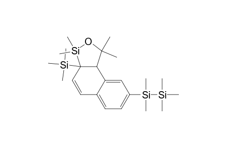 7,8-Dihydro-2-(pentamethyldisilanyl)-7,8-(1,1,3,3-tetramethyl-2-oxa-1-sila-1,3-propanediyl)-7-(trimethylsilyl)naphthalene