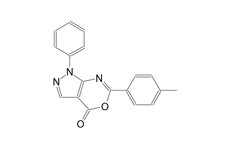 6-(4-methylphenyl)-1-phenylpyrazolo[3,4-d][1,3]oxazin-4(1H)-one