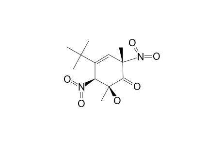 4-TERT.-BUTYL-T-6-HYDROXY-2,6-DIMETHYL-R-2,T-5-DINITROCYCLOHEX-3-ENONE