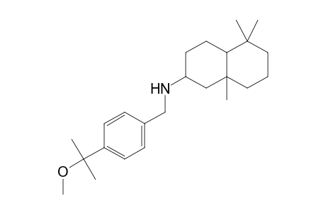 2-Naphthalenamine, N-[[4-(1-methoxy-1-methylethyl)phenyl]methyl]decahydro-5,5,8a-trimethyl-