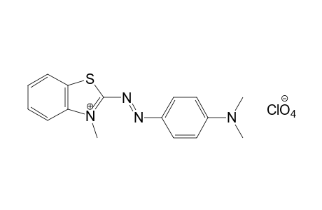 2-(p-dimethylaminophenylazo)-1-methylbenzothiazolium perchlorate