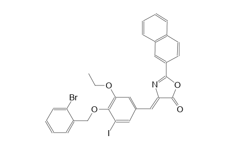 (4Z)-4-{4-[(2-bromobenzyl)oxy]-3-ethoxy-5-iodobenzylidene}-2-(2-naphthyl)-1,3-oxazol-5(4H)-one