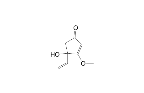 4-Hydroxy-3-methoxy-4-vinyl-2-cyclopenten-1-one