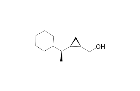 (1R*,2R*)-2-[(1S*)-1-Cyclohexylethyl]cyclopropylmethanol