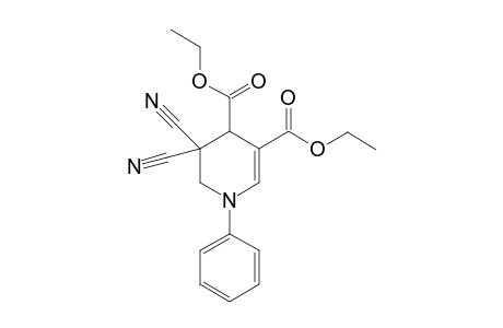 Diethyl 1-phenyl-5,5-dicyano-1,4,5,6-tetrahydropyridine-3,4-dicarboxylate