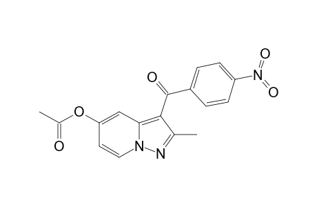 5-acetoxy-2-methyl-3-(4-nitrobenzoyl)pyrazolo[1,5-a]pyridine
