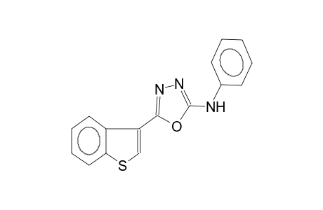 2-(3-benzothienyl)5-anilino-1,3,4-thiadiazole
