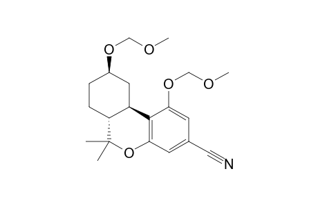 (6aS,9R,10aR)-6a,7,8,9,10,10a-Hexahydro-1,9-bis(methoxymethoxy)-6,6-dimethyl-6H-benzo[c]chromene-3-carbonitrile