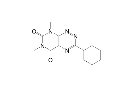 Pyrimido[5,4-e]-1,2,4-triazine-5,7(6H,8H)-dione,3-cyclohexyl-6,8-dimethyl-