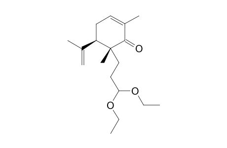 (5R,6R)-6-(3,3-Diethoxypropyl)-2,6-dimethyl-5-(1-methylethenyl)-2-cyclohexen-1-one