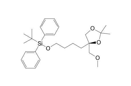4-[4-(tert-Butyldiphenylsilyloxy)butyl]-2,2-dimethyl-4-methoxymethyl-1,3-dioxolane