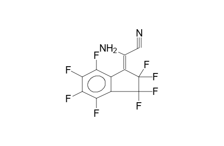 (E)-1-(1-AMINO-1-CYANOMETHYLIDENE)OCTAFLUOROINDANE