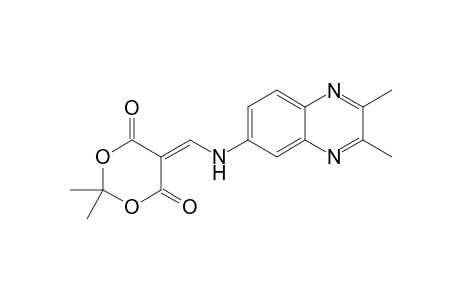 5-[(2',3'-Dimethylquinoxalin-6'-yl)aminomethylene]-2,2-dimethyl-1,3-dioxane-4,6-dione