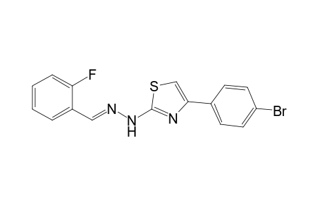 1-(2-Fluorobenzylidene)-2-(4-(4-bromophenyl)thiazol-2-yl)hydrazine