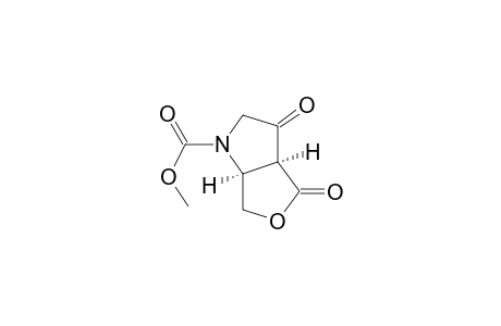 cis-(+-)-hexahydro-3,4-dioxo-1H-furo[3,4-b]pyrrole-1-carboxylic acid methyl ester