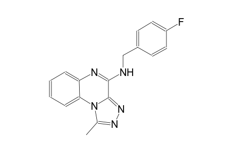 [1,2,4]triazolo[4,3-a]quinoxalin-4-amine, N-[(4-fluorophenyl)methyl]-1-methyl-