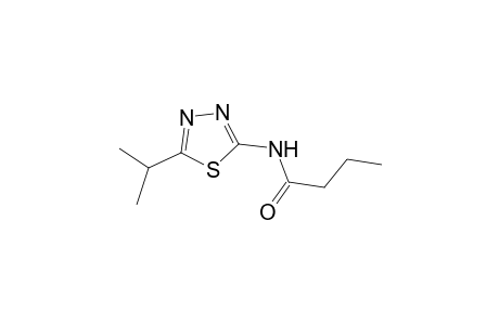N-(5-isopropyl-1,3,4-thiadiazol-2-yl)butanamide