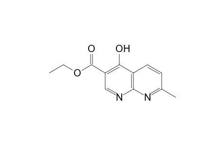 1,8-Naphthyridine-3-carboxylic acid, 4-hydroxy-7-methyl-, ethyl ester