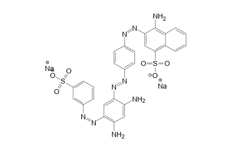 1-Naphthalenesulfonic acid, 4-amino-3-[[P-[[2,4-diamino-5-[(M-sulfophenyl)azo]phenyl]azo]phenyl]azo]-, disodium salt