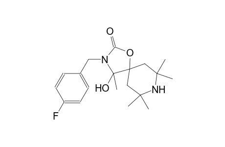 1-oxa-3,8-diazaspiro[4.5]decan-2-one, 3-[(4-fluorophenyl)methyl]-4-hydroxy-4,7,7,9,9-pentamethyl-