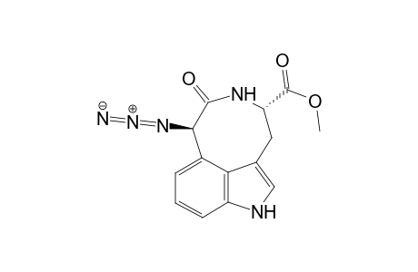 Methyl 7-azido-1,3,4,5,6,7-hexahydro-6-oxopyrrolo[4,3,2-fg][3]benzazocine-4-carboxylate