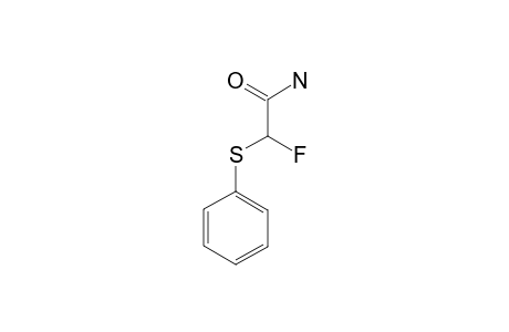 2-FLUORO-2-(PHENYLSULFANYL)-ACETAMIDE