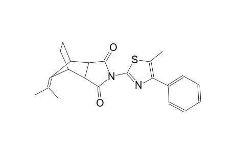 10-(1-methylethylidene)-4-(5-methyl-4-phenyl-1,3-thiazol-2-yl)-4-azatricyclo[5.2.1.0~2,6~]decane-3,5-dione