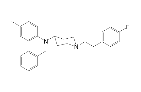 N-Benzyl-1-[2-(4-fluorophenyl)ethyl]-N-4-methylphenylpiperidin-4-amine
