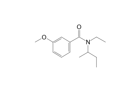 Benzamide, 3-methoxy-N-(2-butyl)-N-ethyl-