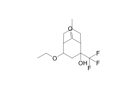 4-(Ethyloxy)-2-hydroxy-7-methyl-2-(trifluoromethyl)bicyclo[3.3.1]nonan-9-one