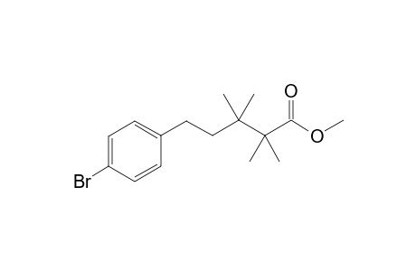Methyl 5-(4-bromophenyl)-2,2,3,3-tetramethylpentanoate