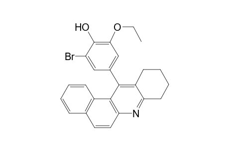 2-Bromo-6-ethoxy-4-(8,9,10,11-tetrahydro-benzo[a]acridin-12-yl)-phenol