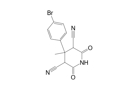 2,4-Dicyano-3-methyl-3-(4'-bromophenyl)glutarimide