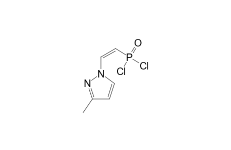 (Z)-2-(3-METHYLPYRAZOLYL)-ETHENYLPHOSPHONIC-ACID-DICHLOROANHYDRIDE