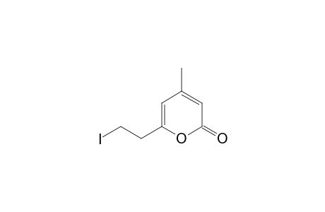 6-(2-iodoethyl)-4-methyl-2H-pyran-2-one