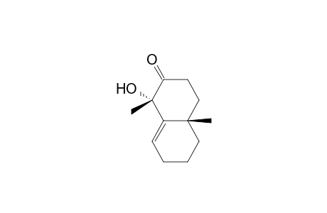 2(1H)-Naphthalenone, 3,4,4a,5,6,7-hexahydro-1-hydroxy-1,4a-dimethyl-, cis-(.+-.)-