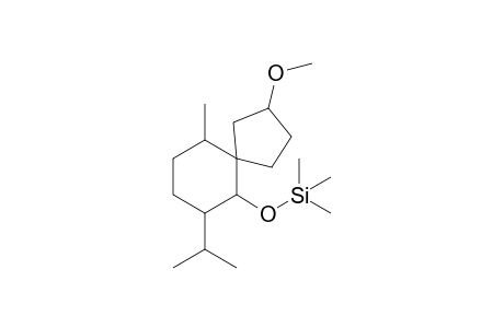 7-Isopropyl-10-methyl-6-trimethylsilyloxy-2-methoxyspiro[4.5]decane