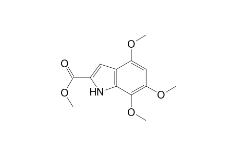 Methyl 4,6,7-Trimethoxyindole-2-carboxylate
