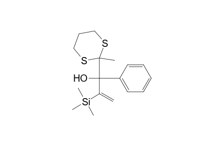 1-Hydroxy-1-(2-methyl-1,3-dithian-2-yl)-1-phenyl-2-(trimethylsilyl)-2-propene