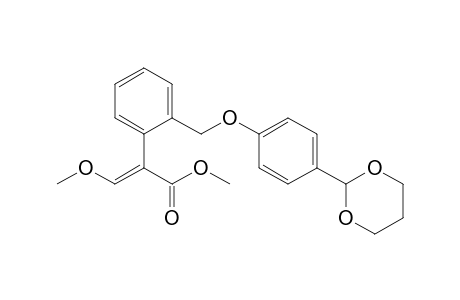 Methyl (E)-2-[2-[[4-(1,3-dioxan-2-yl)phenoxy]methyl]phenyl]-3-methoxy-prop-2-enoate