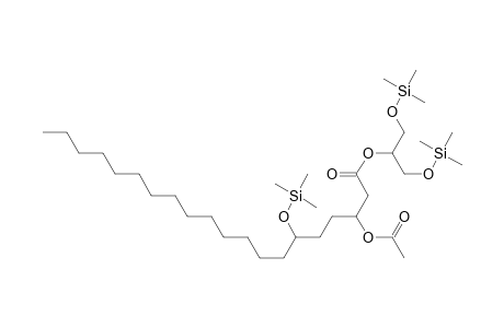 bis[(Trimethylsilyl)oxymethyl]methyl 3-(acetoxy)-6-[(trimethylsilyl)oxy]-eicosanoate