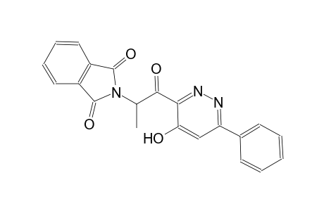 2-[2-(4-hydroxy-6-phenyl-3-pyridazinyl)-1-methyl-2-oxoethyl]-1H-isoindole-1,3(2H)-dione