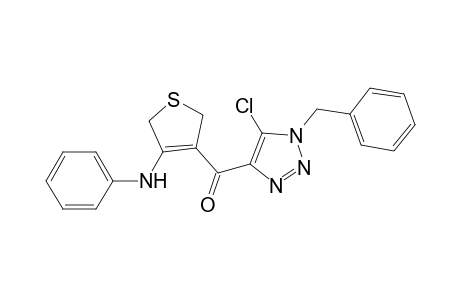 (4-anilino-2,5-dihydrothiophen-3-yl)-(1-benzyl-5-chloro-triazol-4-yl)methanone