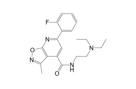 isoxazolo[5,4-b]pyridine-4-carboxamide, N-[2-(diethylamino)ethyl]-6-(2-fluorophenyl)-3-methyl-